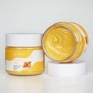 LIYALAN Turmeric Exfoliation Face Mask Clay X 2